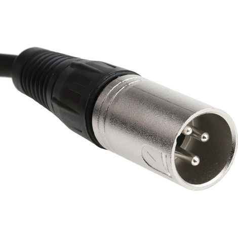 Cordons XLR XLR femelle XLR mâle 20m Noir ( Prix pour 1 ) (1/3)