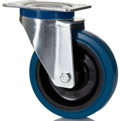 Roulettes industrielles Pivotante RS PRO, Diam 125mm, 230kg ( Prix pour 1 )