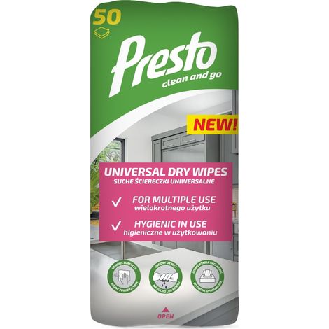 034759 HH Presto Paquete de toallitas húmedas universales, 50 unidades (200x200)
