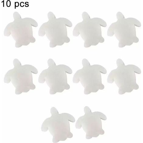 10 esponjas reutilizables para spa, duraderas, absorbentes de aceite, esponjas blancas para eliminar residuos, accesorios de limpieza para spa, esponjas absorbentes de grasa para jacuzzis, limpiadores (1/4)