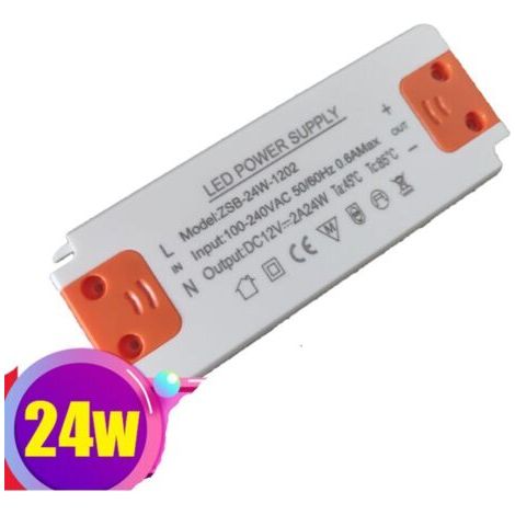 Bande lumineuse ultra-mince à tension constante DC12V pour éclairage de placard/miroir de salle de bain (24W)