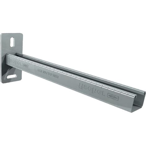 MENSOLA A SBALZO IN ACCIAIO ZINCATO L.200 MM - PROFILO 17/1,0   FISCHER ITALIA S.R.L.