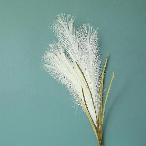 Branche de roseau sauvage de 100 cm, petite herbe de la pampa, phragmites, plantes artificielles, bouquet de fleurs pour mariage ou décoration intérieure, fleurs artificielles
