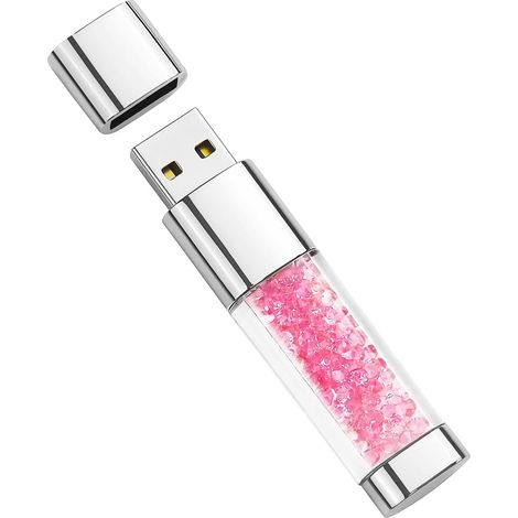 Clé USB 32 Go, Clé USB rose cristal mignonne, Clé USB fantaisie (1/5)