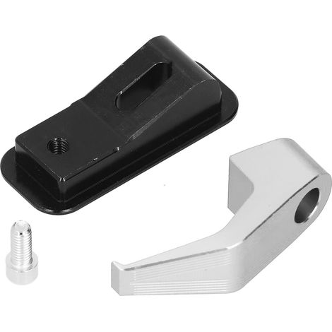 Support Moto Crochet Avant Rangement Aluminium pour VTT Électrique Argent (1/5)