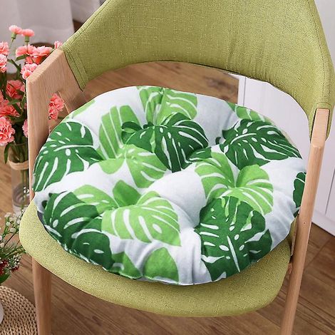 Coussin d'assise d'extérieur - Coussin de chaise 50x50cm pour une utilisation intérieure et extérieure avec décoration de mobilier de jardin (1/4)