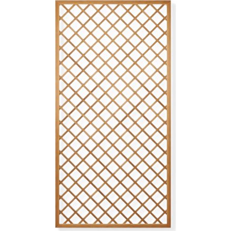 Pannello grigliato traliccio recinzione in legno massello di pino piallato e autoclavato Grity - L90xH180 cm