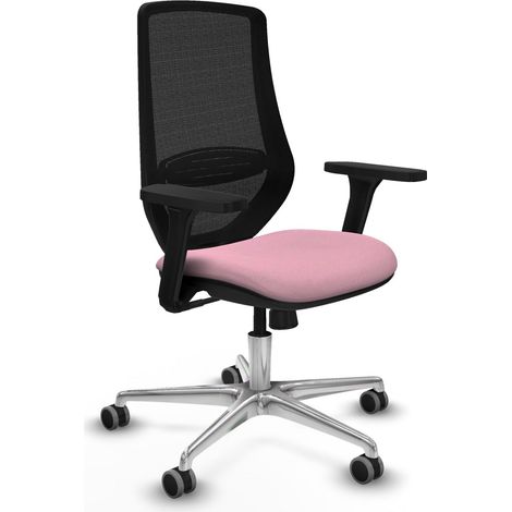 piqueras-y-crespo Mardos silla de oficina rosa ergonómica