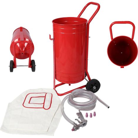 Sableuse / Pot de sablage mobile 30 L + accessoires