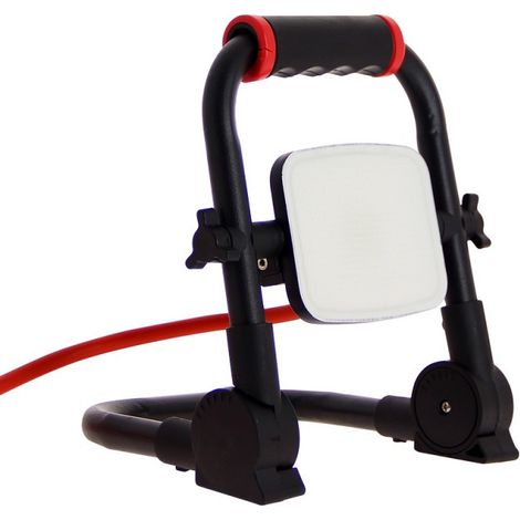 Xanlite – Projecteur de chantier LED filaire 10W 800 lumens – Tête pivotante – Indice de protection IP65 – PR10WF
