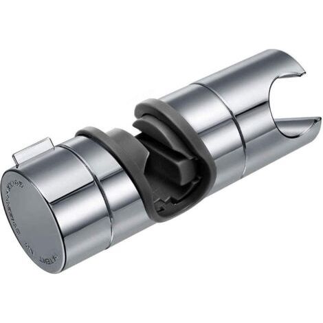 Support de douche à main remplaçable, support de pommeau de douche, diamètre réglable de 18 à 25 mm, ABS chromé - 2 pièces
