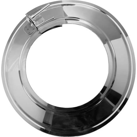 Rosace murale Ø 100 mm en acier inoxydable pour conduit de cheminée/de poêle (1/2)