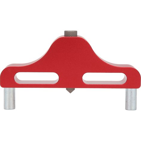 Outil de traçage central en alliage d'aluminium pour le travail du bois, outil auxiliaire de menuiserie, rouge (1/5)