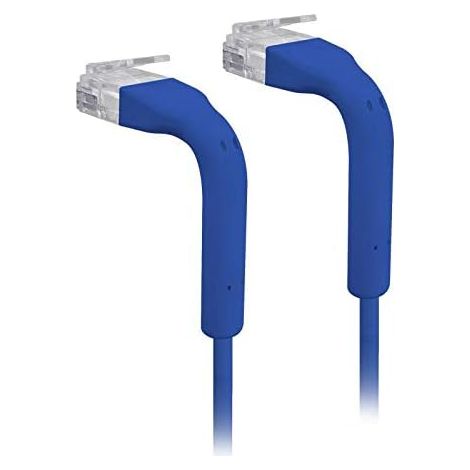 Cavo di Rete Rigido UTP Categoria 6 Ubiquiti Azzurro 10 cm � Cavo Ethernet Patch Blue Cat6 per Reti Professionali (1/3)