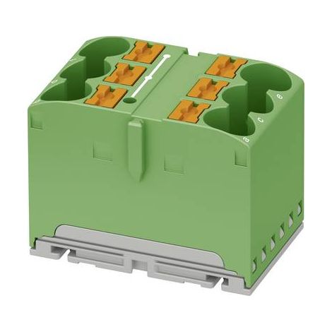PHOENIX CONTACT PTFIX 6X10/S GN 1082391 BLOCCO DI DISTRIBUZIONE NUMERO POLI (NUM): 6 0.5 MM 10 MM VERDE 1 PZ.