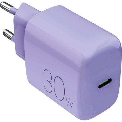 USB-C Pro Lite 30W Wandladegerät – Lila (1/2)