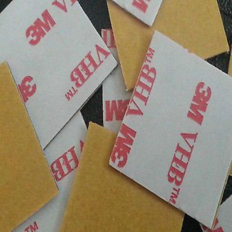 100 pezzi di Biadesivo VHB a schiuma acrilica 3M4920 - 25mm x 25mm (1/4)