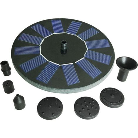 Fontaine solaire pour bassins, étangs et jardins (1/5)