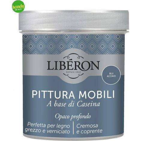 Pittura Mobili Liberon 500ml Blu Acciaio