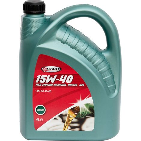 Olio OneDrive lubrificante minerale 4L 15W40 per motori diesel e gpl (1/4)