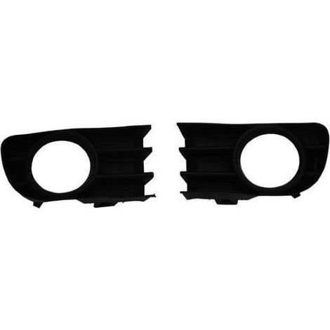 Grilles de pare-choc avant noires anti-brouillard kit Renault Megane 2 phase 1 2002-2005