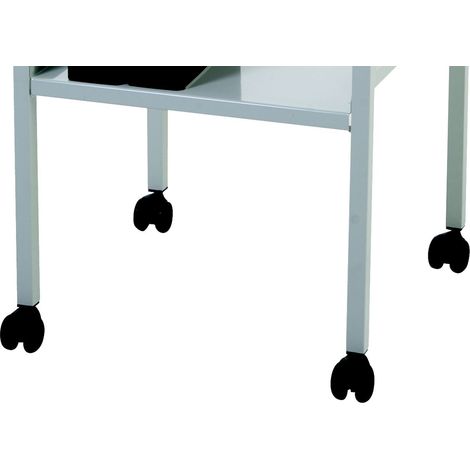 PROVOST - Kit de roulettes métalliques pour pupitre d'atelier - Lot de 4 - Mobile et facile à monter