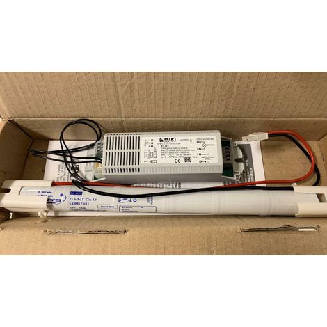 Tci elht kit per luce d'emergenza per lampadine gu10 230v piu' batteria 7,2v 16ah inclusa 123012