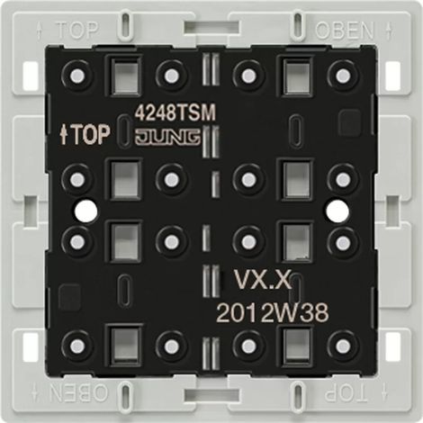 Jung Tastsensor-Modul 24 V AC/DC, 20 mA, 4fach, F40, Mehrdraht 4248 TSM (1/2)