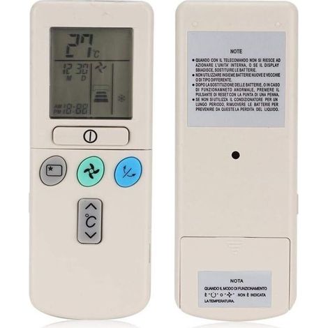Remplacement de la télécommande Universelle pour climatiseur pour RAR-2A1 RAR-52P1 RAR-2SP1 RAR-3U4 RAR-2P2 RAR-3U3 RAR-52P2 RAR-2P1 (1/5)