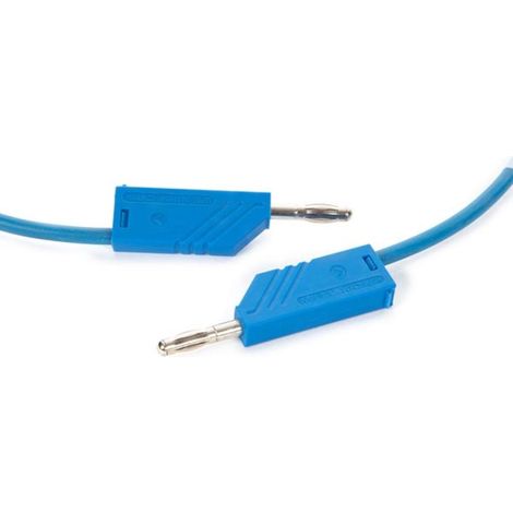CAVO DI MISURA 4mm 50cm / BLU (MLN-SIL / 1) (1/4)