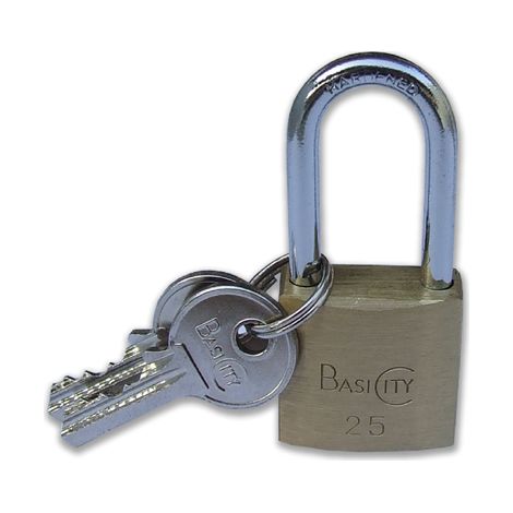 Lucchetto City Basic Mm 25 Ka Arco Lungo 257 ISEO