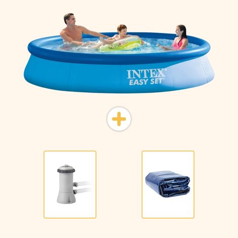 Intex Piscine Easy Set Ronde - 366x76 cm - 3-pièces  S21299 (1/5)