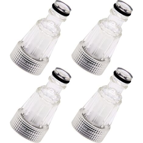 YMYNY 4 Stück Wasserfilter für Hochdruckreiniger, Wasserfilter für Gartenschlauch, Pumpe, Garten, Hochdruckreiniger-Zubehör