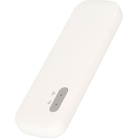 Routeur 4G LTE Portable WiFi, Point d'Accès Internet Mobile pour 10 Appareils, Compatible Carte SIM, Design Blanc Compact