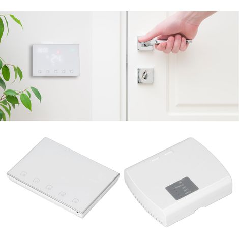 Thermostat sans fil programmable par USB avec commande vocale Wi-Fi pour chaudière, idéal pour les maisons intelligentes (95-230 V). (1/5)