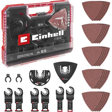 Einhell Estuche de 35 piezas para herramienta multifunción (1/3)
