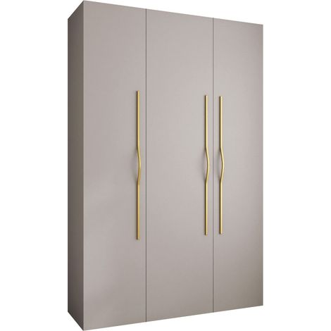 Armoire Hartford 563, Cachemire, 246x160x42cm, Portes d'armoire: Avec des charnières, Nombre d'étagères: 7 (1/5)