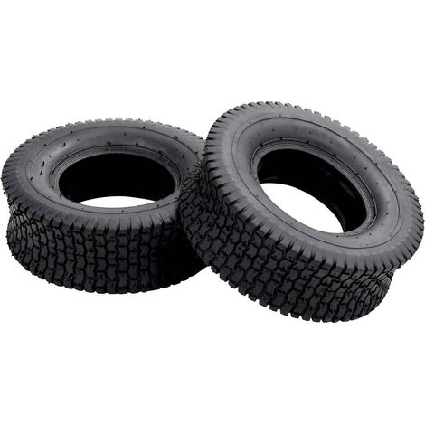 Pneus de brouette 2 pcs 13x5.00-6 4PR Caoutchouc (1/5)