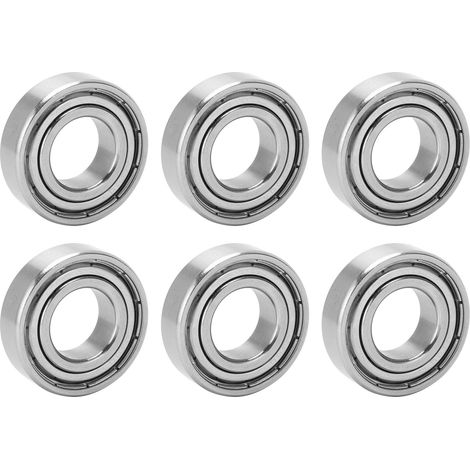10 Roulements à Billes 17mm en Acier Inoxydable pour Équipements Industriels