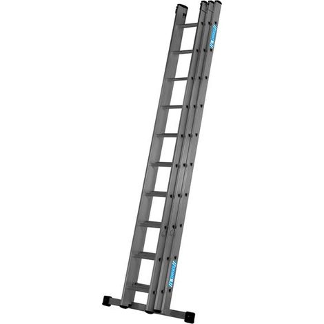 Zarges 4131026 Everest D-Rung Extension Ladder 3-Part 3 x 10 ZAR4131026