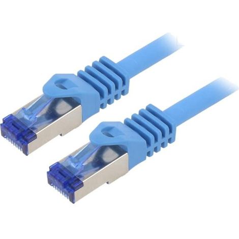 Cable reseau RJ45 male S-FTP Cat 6a Bleu - 0.25m