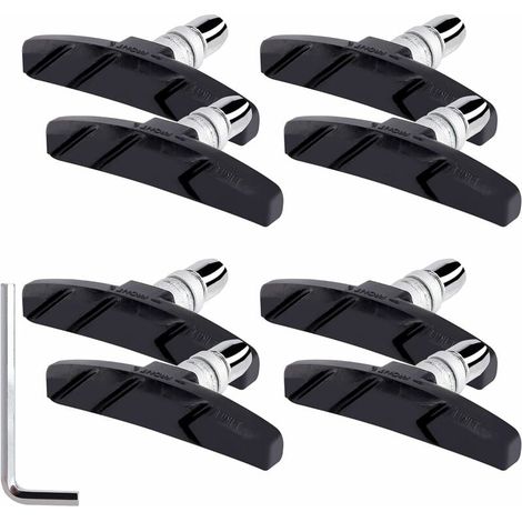 paires de plaquettes de frein pour vélo, plaquettes de frein pour VTT avec écrous et rondelles hexagonaux, plaquettes de frein pour vélo V SE (1/5)