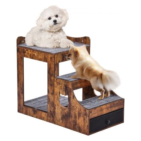 Lit Superposé pour Animaux de Compagnie Chien Chat avec (1/5)