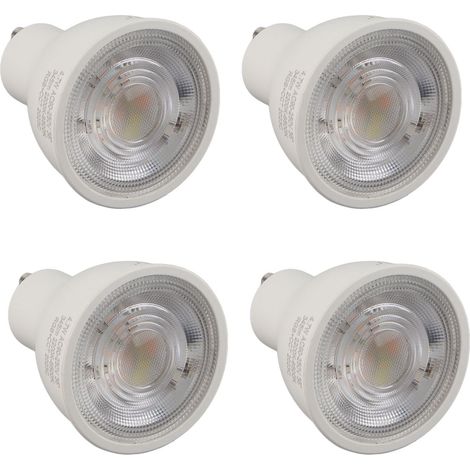 Lot de 4 Ampoules LED GU10 4,7W 95-250V Dimmable, Projecteur avec Minuterie et Commande Vocale, Éclairage Domestique Intelligent (1/5)
