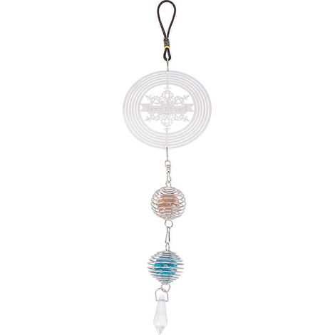 Carillon éolien rétro de Noël à suspendre au jardin (1 pièce)-40x14cm (1/3)