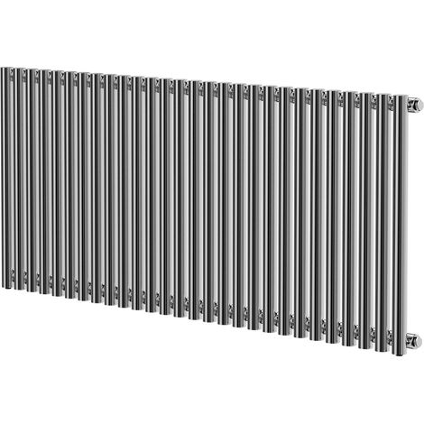 Wholesale Domestic Sinclair Chrome 600mm x 1395mm Horizontal Single Panel Radiator (1/5)