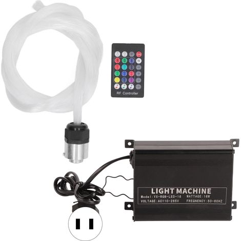 Ortviai Lustres à Fibres Optiques RGBW avec Commande App et Son, 150 Fils de 2 m, 0,75 mm, 16 W, 100–265 V (1/5)