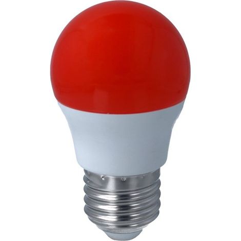 Lampada A Led E27 G45 4W 220V, 5 Colori Disponibili (Rosso)