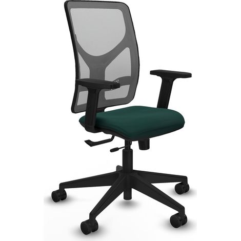 Silla ergonómica piqueras y crespo Motilla negro reposabrazos ajustables (1/2)