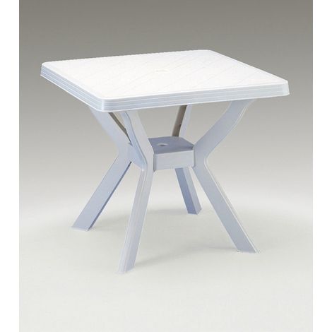 TAVOLI RESINA NILO BIANCHI 80X80 (1/2)
